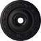 Ekena Millwork Logan Ceiling Medallion (Fits Canopies up to 6 1/8"), 24 1/4"OD x 3 7/8"ID x 2"P, Steel Gray CM24LO1SGS - alternate 1